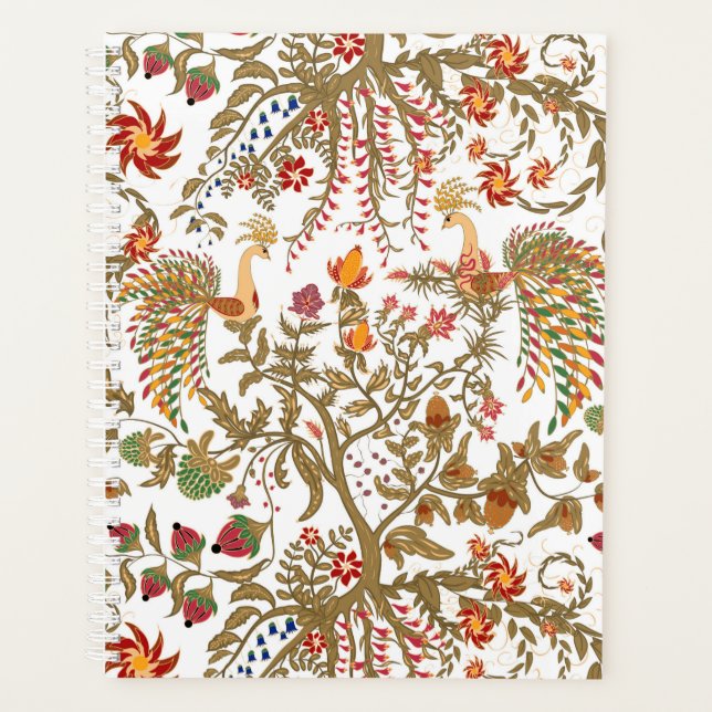 Chinese asian birds forest tree paradise tradition planner (Front)