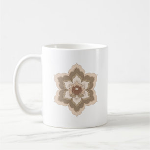 Chinese Baoxiang Flower in Autumn Bronze Coffee Mug