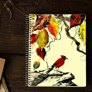 Chinese Bird in Autumn Notebook