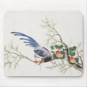 Chinese Bird Painting Mouse Pad