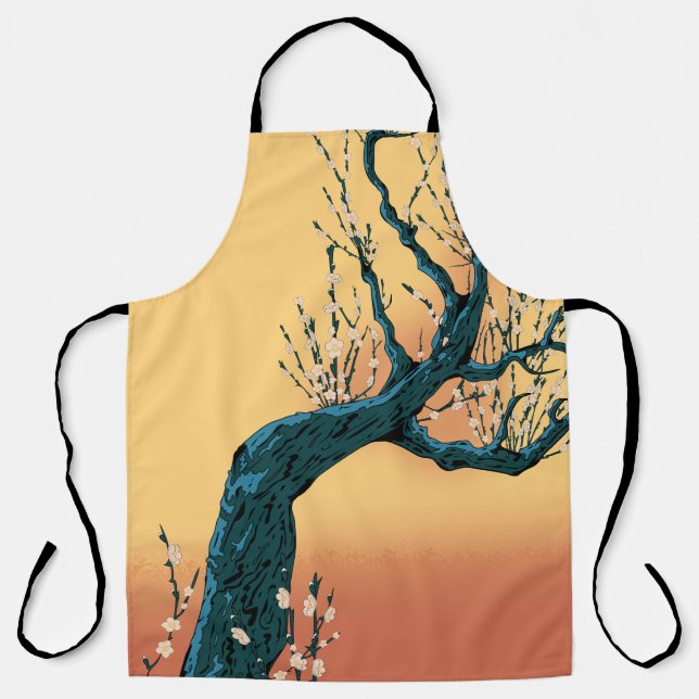 Chinese Blossom Tree Apron (Front)