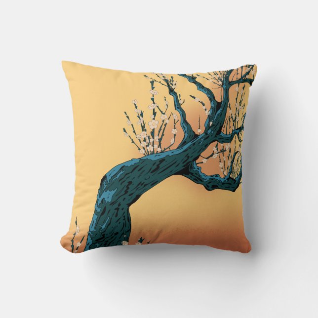 Chinese Blossom Tree Cushion (Front)
