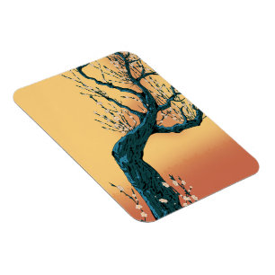 Chinese Blossom Tree Magnet