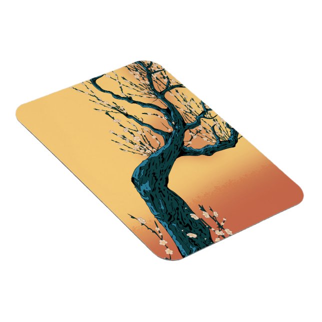 Chinese Blossom Tree Magnet (Right Side)