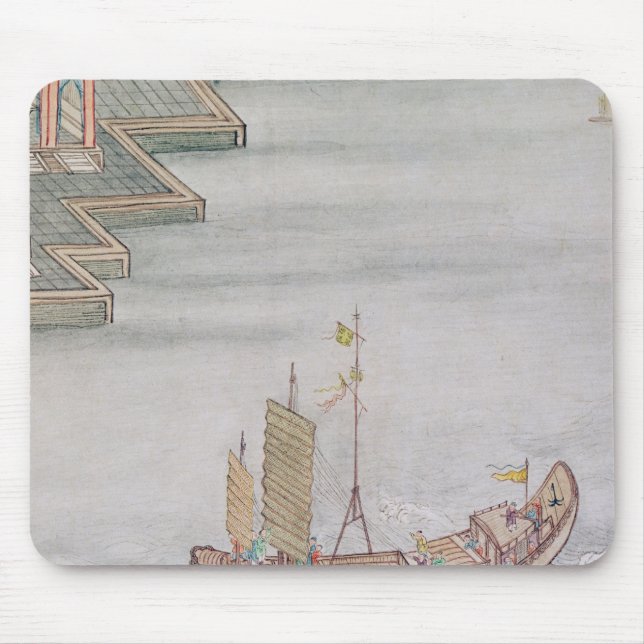 Chinese Boat Mouse Pad (Front)