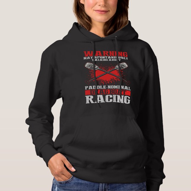 Chinese Boat Racing Quote for Dragon Boat Coach  1 Hoodie (Front)