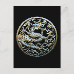 Chinese Bronze Dragon/Oriental Greetings & Gifts Postcard