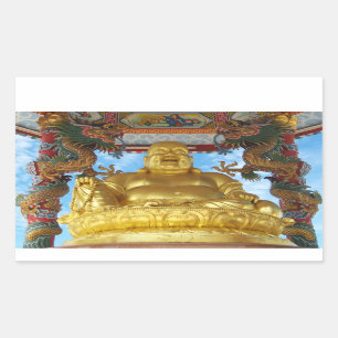Chinese Buddha Rectangular Sticker