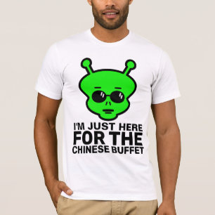 CHINESE BUFFET ALIEN T-SHIRTS