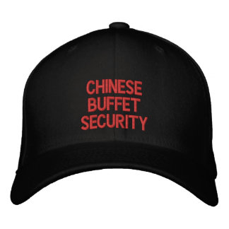 CHINESE BUFFETSECURITY EMBROIDERED HAT