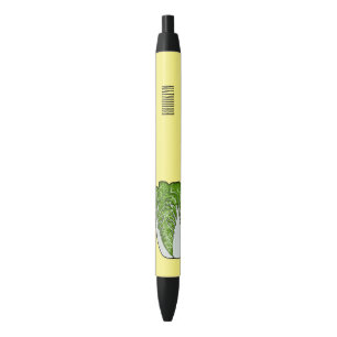 Chinese cabbage cartoon illustration  black ink pen