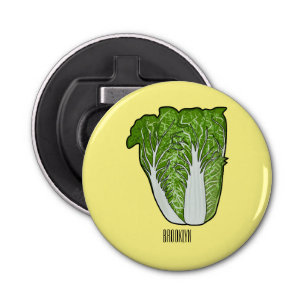 Chinese cabbage cartoon illustration bottle opener