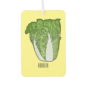 Chinese cabbage cartoon illustration car air freshener