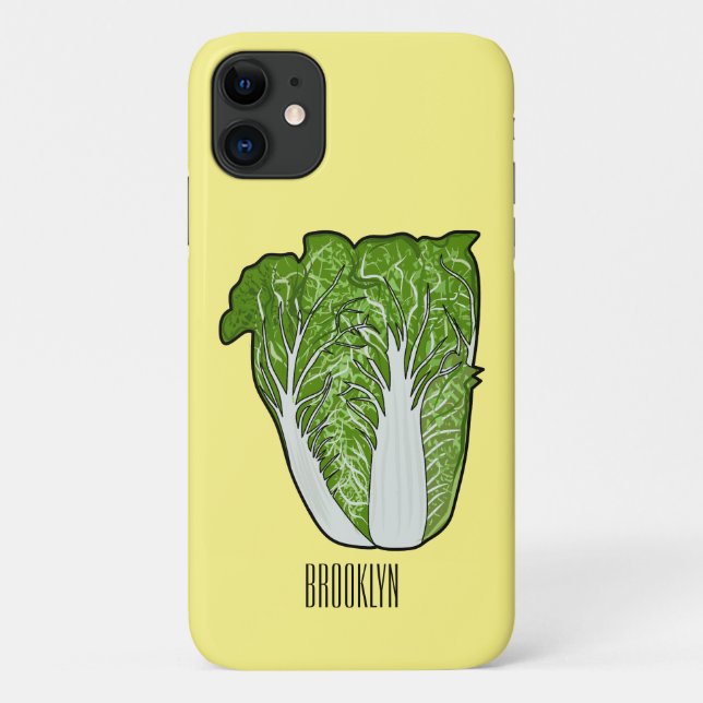 Chinese cabbage cartoon illustration  Case-Mate iPhone case (Back)