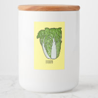 Chinese cabbage cartoon illustration