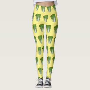 Chinese cabbage cartoon illustration  leggings