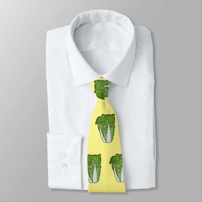 Chinese cabbage cartoon illustration  tie (Tied)