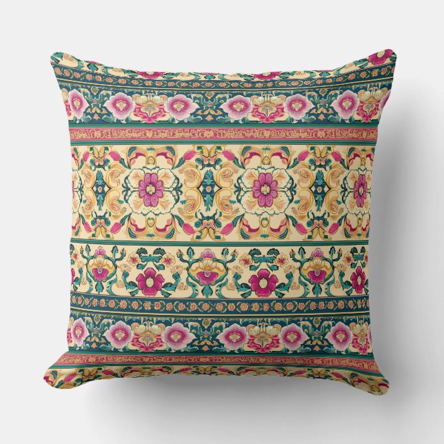 Chinese Carpet Design Cushion (Front)