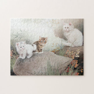 Chinese Cat Art Jigsaw Puzzle
