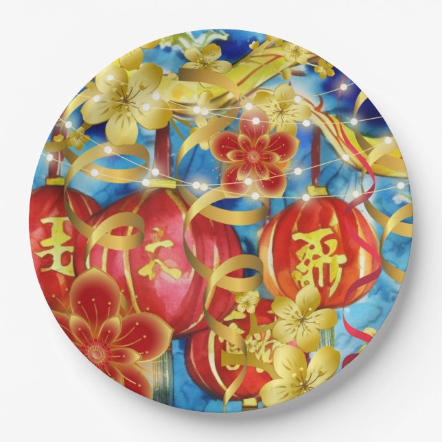 Chinese Celebrations Paper Plate (Front)