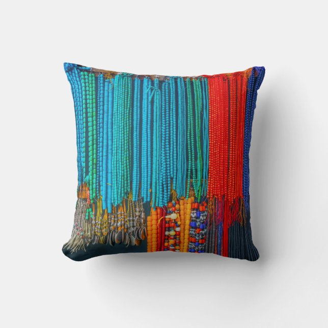 Chinese Ceramic Beads | Beijing Cushion (Front)