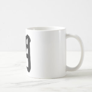 Chinese Character : ming, Meaning: bright, wise Coffee Mug