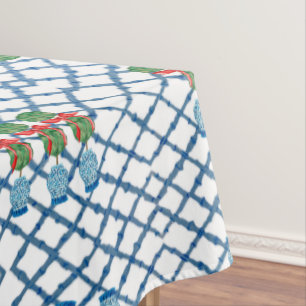 Chinese Chinoiserie Bamboo Topiaries Topiary Tablecloth