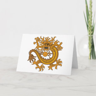 Chinese Coat of Arms (18th Century) Greeting Card