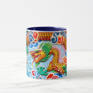 Chinese Colourful Wall Art Mug