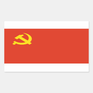 Chinese Communist Party Flag Sticker