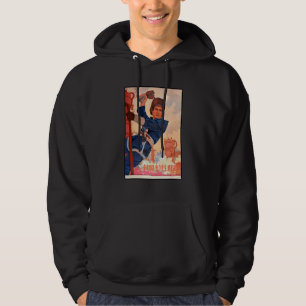 Chinese Communist Utility Worker Mandarin Cute Ch Hoodie