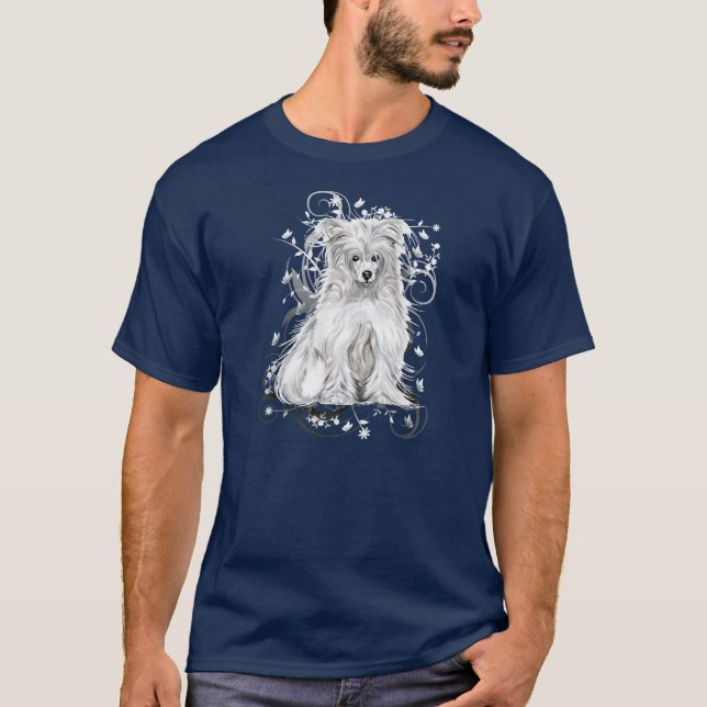 Chinese Crested Blue NB T-Shirt (Front)