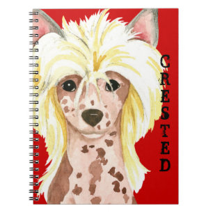 Chinese Crested Color Block Notebook