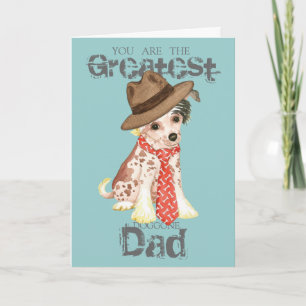 Chinese Crested Dad Card