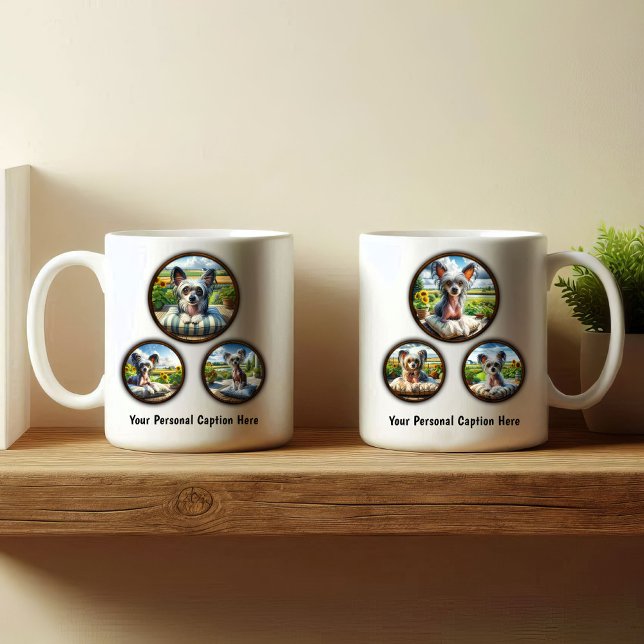 Chinese Crested Dog 6-Image Coffee Mug Design (Creator Uploaded)