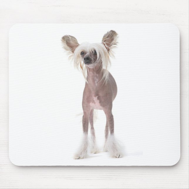 Chinese Crested Dog Mouspad Mouse Pad (Front)