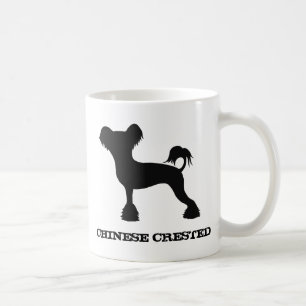Chinese Crested Dog Silhouettes Cresties Custom Coffee Mug