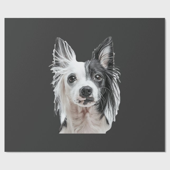 Chinese Crested Dog Wrapping Paper (Flat)