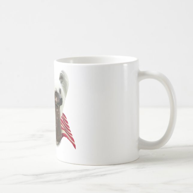 Chinese Crested Flag Coffee Mug (Right)