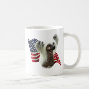 Chinese Crested Flag Coffee Mug