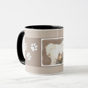 Chinese Crested Hairless Painting Original Dog Art Mug