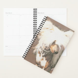 Chinese Crested Hairless Painting Original Dog Art Planner