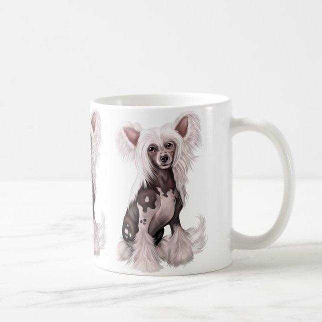 Chinese Crested Hairless Sit Coffee Mug (Right)