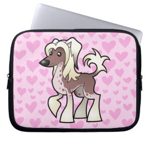 Chinese Crested Love (hairless) Laptop Sleeve