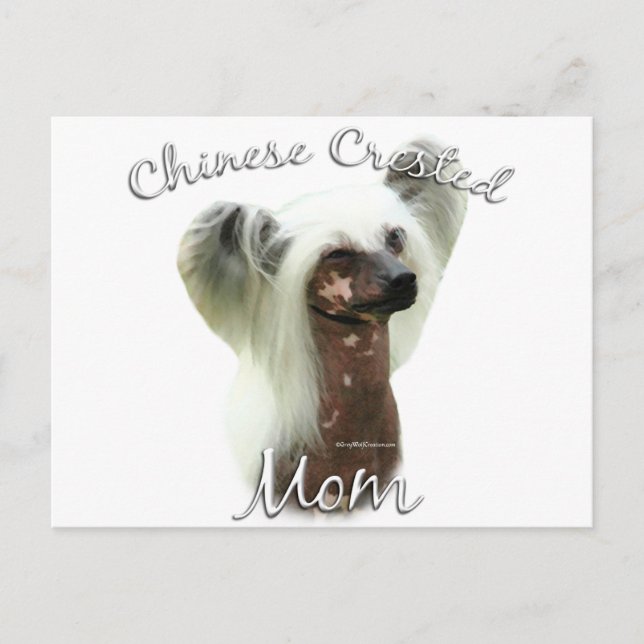 Chinese Crested Mum 2 Postcard (Front)