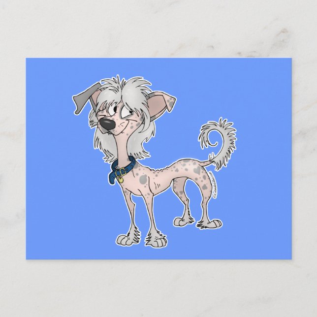 Chinese Crested Postcard (Front)