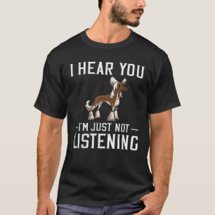 Chinese Crested Powderpuff Dog Gift Puppies Owner  T-Shirt