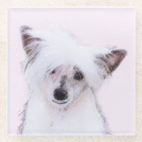 Chinese Crested Powderpuff Painting - Dog Art