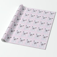 Chinese Crested Powderpuff Painting - Dog Art