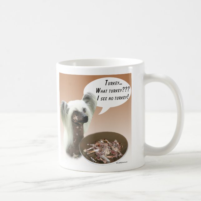 Chinese Crested Turkey Coffee Mug (Right)